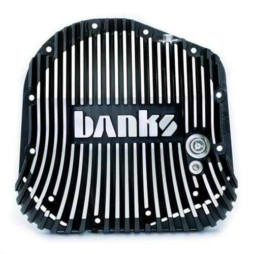 Banks 85-19 Ford F250/ F350 10.25in 12 Bolt Black Milled Differential Cover Kit (19252)