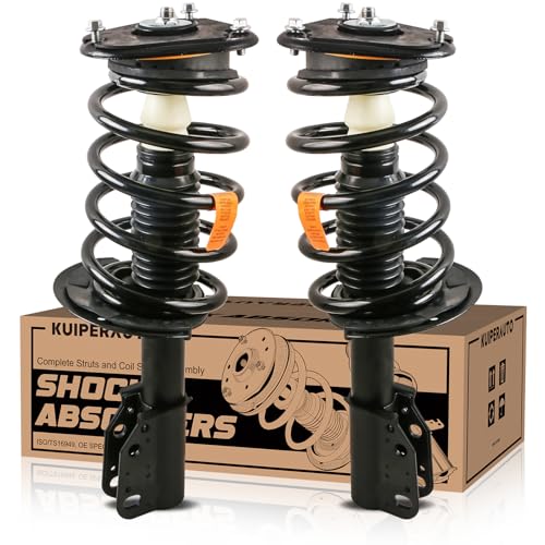 KUIPERAUTO Front Struts shocks Assembly w/Coil Spring 171685 1332343 Compatible for 2000-2005 Buick Lesabre/Pontiac Bonneville/Cadillac Deville Compatible for 2001-2003 Aurora shocks Absorbers 2PCS