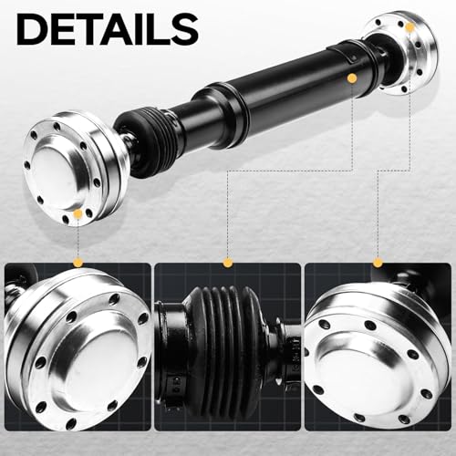 WildGear Rear Drive Shaft Fit for Jeep Wrangler 2-Door 2012-2018 3.6L 5AT 4WD / Jeep Wrangler JK 2018# 52123555AA