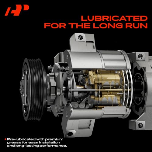 A-Premium Air Conditioner AC Compressor with Clutch Compatible with Subaru Forester 2014-2018, Impreza 2012-2016 2.0L, Crosstrek 2016-2017, XV Crosstrek 2013-2015, GAS only