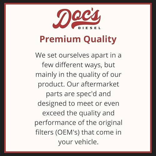Doc's Diesel Filter Kit DCS9667+D5526 | Compatible with Ford 6.0L Super Duty F250, F350, F450, F550 2003-2007, Ford 6.0L Excursion 2003-2005 | Replaces FD4616, FL2016