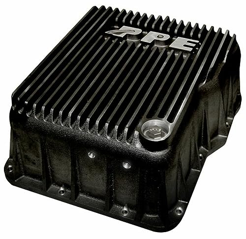 PPE Heavy-Duty Deep Aluminum Allison Transmission Pan (Black) 128051020 Compatible with 2001-2019 Chevy/GMC 6.6L Duramax Diesel