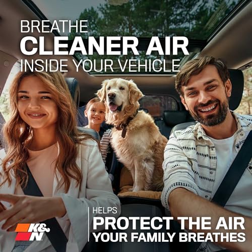 K&N LIFETIME Cabin Air Filter: Washable, Clean Air for your Cabin, VF2049
