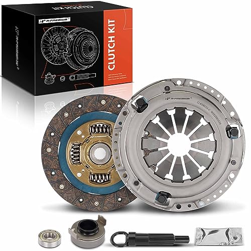 A-Premium Transmission Clutch Kit Set Compatible with Honda Civic 1992-2005, Civic del Sol 1993-1995, 1.5L 1.6L 1.7L, Replace# 22300P2E003, 621302177