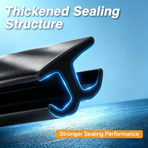 HIMARKLIF Roof Drip Molding Weatherstrip, Car Roof Seal Strip Compatible with Toyota Camry 2012-2017 Replace # 75555-06080 75555-06100 75556-06080 75556-06100 (Left & Right Side)