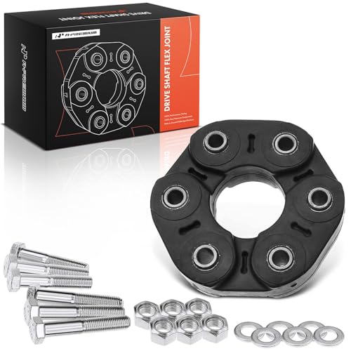 A-Premium Front Drive Shaft Coupler Flex Joint Propshaft Coupling with Bolts Compatible with Volkswagen Touareg 2004-2014 & Porsche Cayenne 2003-2014, Replace# 7L0521403