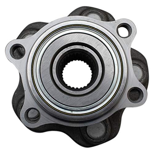 TRQ Rear Left and Right Wheel Bearing and Hub Assembly 2 Piece Set Compatible with 2003-2006 Infiniti G35 / 2007 G35 Coupe Only / 2003-2009 Nissan 350Z