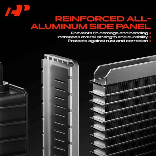 A-Premium Engine Coolant Radiator Assembly with Transmission Oil Cooler Compatible with Subaru Forester 09-13, Impreza 08-11, Outback 05-09, Crosstrek 16-17, 2.0L 2.5L H4 Engine, Automatic Trans.