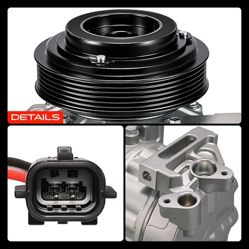 A-Premium A/C Compressor with Clutch Compatible with Nissan Altima 2.5L 2007-2012, Sentra 2.5L 2007-2012