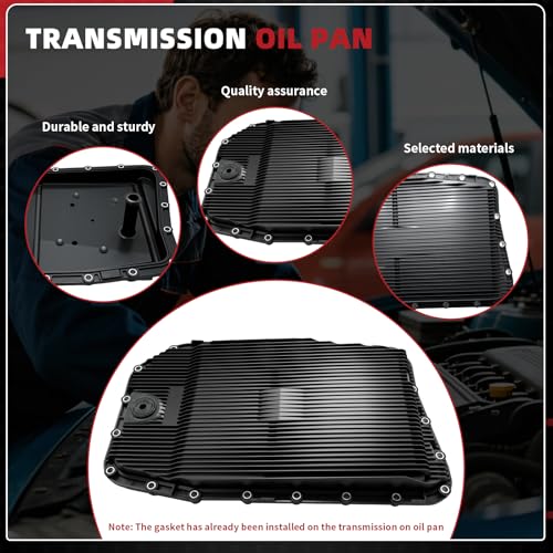 EPPO Transmission Filter with Pan 6HP26 24117571227 24152333903 Transmission Oil Pan Compatible with 335d, 545i, 550i, 645Ci, 650i, 745i, 745Li, 750i, 750Li, 760i, 760Li, Alpina B7, Alpina B7 xDrive