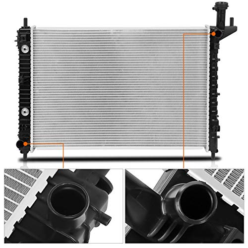DPI-13007 Radiator Compatible with 2007-2017 Buick Enclave Chevy Traverse/GMC Acadia Limited Saturn Outlook AT, Aluminum Core Factory Style Replacement 1-Row Cooling Radiator