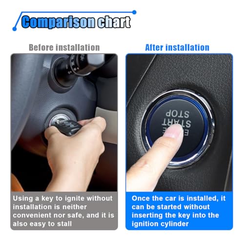 BDZMC Car Push Engine Start Button Kit