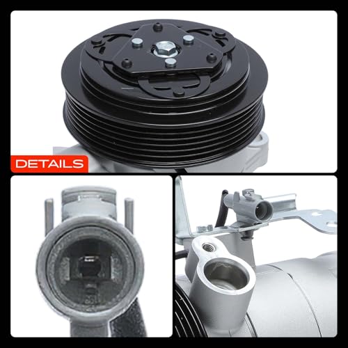 A-Premium Air Conditioner AC Compressor with Clutch Compatible with Subaru Forester 2014-2018, Impreza 2012-2016 2.0L, Crosstrek 2016-2017, XV Crosstrek 2013-2015, GAS only