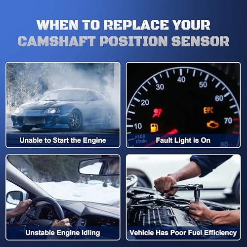 Set of 2 Camshaft Position Sensor 12577245 Compatible with Chevy Equinox Malibu HHR Cobalt GMC Terrain Buick Regal Lacrosse Verano Pontiac G5 G6 Solstice Saturn Ion Sky Vue 2131690, 917-720