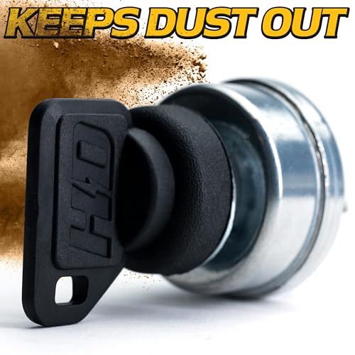 HD Switch OEM Upgrade Starter Ignition Key Switch fits Scag 48798 Turf Tiger & More - Ultimate Dual Dust Protection System Upgrade - w/ 2 Keys & Free Carabiner
