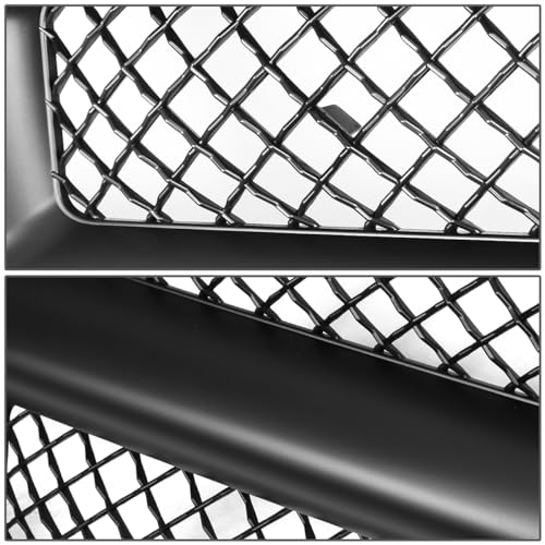 Front Bumper Grille Compatible with Chevy C1500 C2500 C3500 K1500 K2500 K3500 Suburban 1994-2000 Tahoe 1995-2000 Blazer 1994 Honeycomb Extended Style Mesh Grill GM1200237 GM1200239 GM1200142