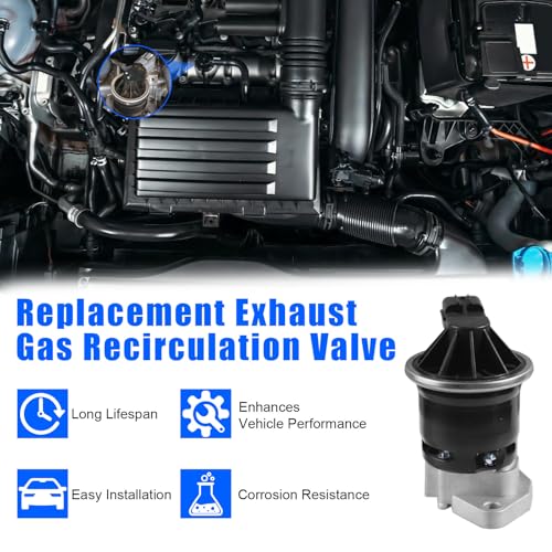 EGV981 EGR Valve Compatible with Honda Accord DX/EX/LX 2.4L L4 2003-2007, OE: 18011RAAA00