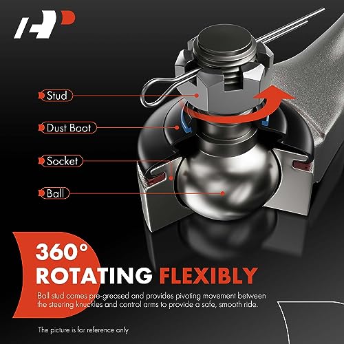A-Premium 2 x Front Lower Control Arm, with Ball Joint & Bushing, Compatible with Honda Pilot 2016-2022, Ridgeline 2017-2019, Passport 2019, Acura MDX 2014-2020