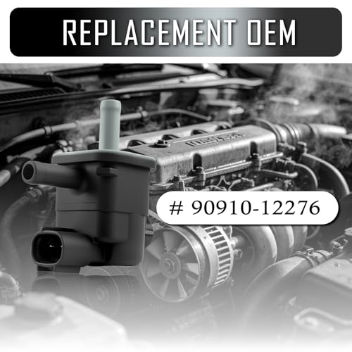 Car Vacuum Purge Valve Solenoid Replacement OEM#90910-12276,Evap Purge Valve Compatible with Pontiac Mazda Scion Lexus,Vapor Canister Purges Valves Solenoid Car Accessories