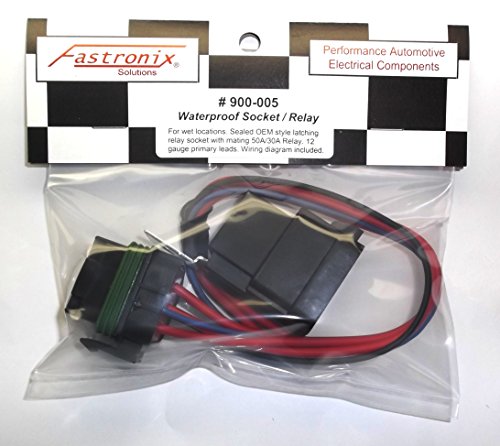 Fastronix 50/30 Amp Weatherproof Automotive Relay and Socket Kit