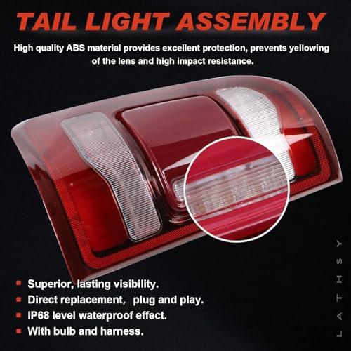 LED Tail Light Compatible With 2019-2023 Dodge Ram 1500 Passenger Side