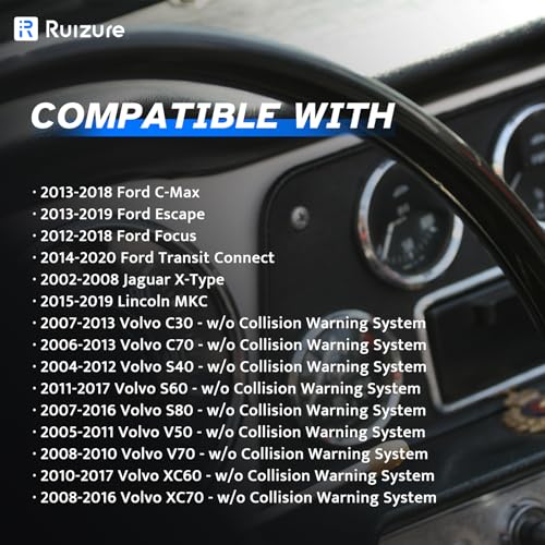 Front ABS Wheel Speed Sensor Left Right fit for Ford Escape Focus Transit Connect C-Max, Volvo XC60 SC70 C30 C70 S40 S60 S80 V50 V70 2012 2013 2014 2015 2016 2017 2018 2019, ALS2249 ALS1839 ALS557