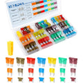 182PCS Car Fuses Assortment Kit, Professional Blade Fuses Automotive