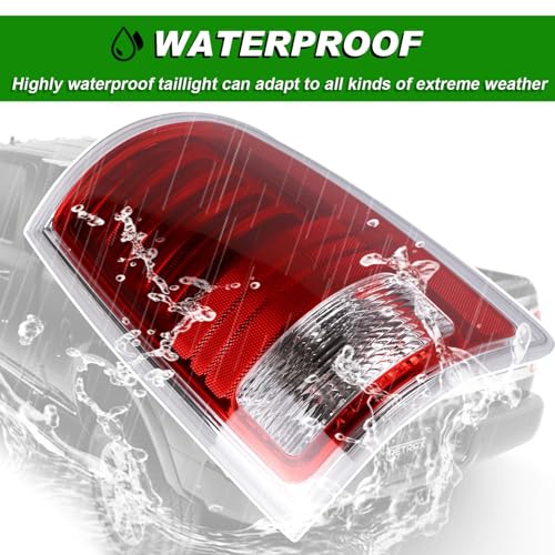 Lochnchn LED Tail Light Assembly Compatible with 2013-2018 Dodge Ram 1500,2014-2018 Ram 2500 3500 Right Passenger Side Led Taillights Rear Outer Tail Lamp Replace CH2801203 68093078AB