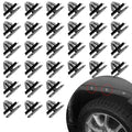 MLAHUIER 30PCS Car Rocker Moulding Clip, Fender Exterior Panel Trim Clips, Auto Body Parts & Trim Replaces 68172491AA 68271803AA 68395627AA, Car Accessories Compatible with Jeep Grand Cherokee
