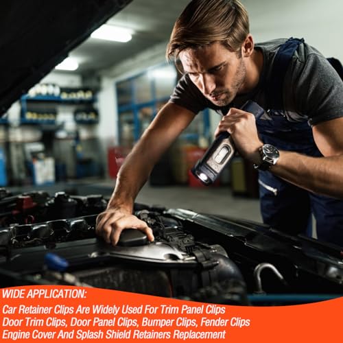 332Pcs Toyota Car Retainer Clips Auto Fasteners Assortment-18 Most Popular Sizes Auto Push Pin Rivets Set for Toyota Lexus Nissan Body Interior and Exterior Retainer Fastener Clip - 2 Years Warranty