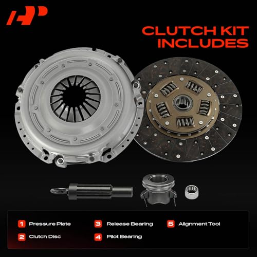A-Premium Clutch Kit Compatible with Jeep Cherokee XJ 1994-2001, Grand Cherokee ZJ 1994-1996, Wrangler YJ 1994-1995, Wrangler TJ 1997-2006 & Dodge Dakota 1992-1999, B150 1992-1993, 3.9L 4.0L