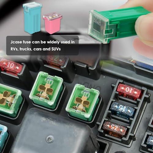 Eoppen 320Pcs Car Fuses Assortment Kit with Fuse Puller and Tester, Standard & Mini & Low Profile Mini Fuse Kit, Low and Tall/STD Profile Box Shaped Automotive Fuse