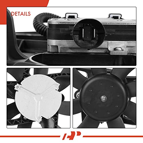 A-Premium Engine Radiator Cooling Fan Assembly Compatible with Select Ford Models - Flex 2009 - Replace# 8A8Z8C607A