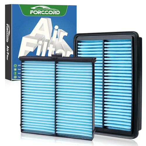 Forccord Cabin & Engine Air Filter Fit for Mazda 3 (2019-2026), CX-30 (2019-2026), CX-50 (2023-2026) (CX50 Not for Hybrid!) Air Filter Kit Replace#BDTS61J6X PAH9-13-3A0A Car Accessories