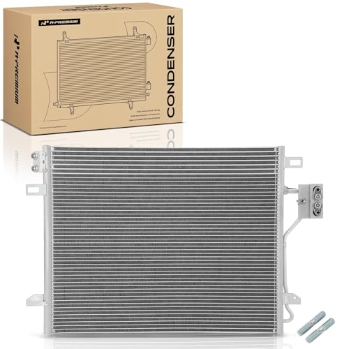 A-Premium Air Conditioning A/C Condenser Compatible with Chrysler Town & Country 08-16 & Dodge Grand Caravan 08-20 & Ram C/V 12-15 & Volkswagen Routan 09-14, Replace# 7B0317019A