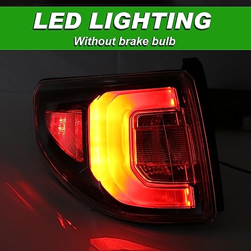 Lochnchn Tail Lights Compatible with GMC Acadia 2013-2016 Acadia Limited 2017 Rear LED Taillights Assembly Left Driver Side Tail Lamp Replace 84051375-PFM.Not Include Bulb