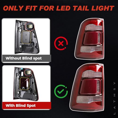 LED Tail Light Compatible With 2019-2023 Dodge Ram 1500 Passenger Side