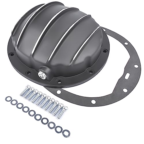 Aluminum Ring Gear DIff 10 Bolt Cast Differential Cover 8.5 & 8.6'' Replacement for Chevy Sierra Silverado 1500 Camaro