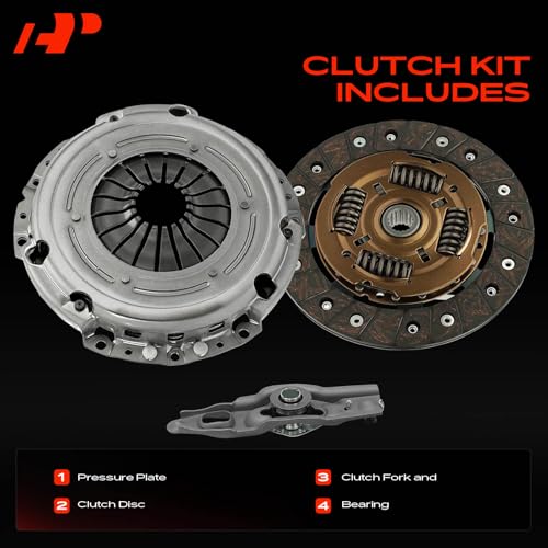 A-Premium Transmission Clutch Kit with Clutch Fork Compatible with Smart Fortwo 2008-2015 1.0L