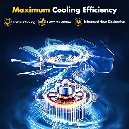 OCPTY Radiator Cooling Fan Fit for Buick Regal/Chevy Impala 2014-2017 /Chevrolet Malibu 2013-2016 2014 2015 16 Engine Radiator Cooling Fan Assembly Replace 620-659 622850 674-01058 620659 Replacement