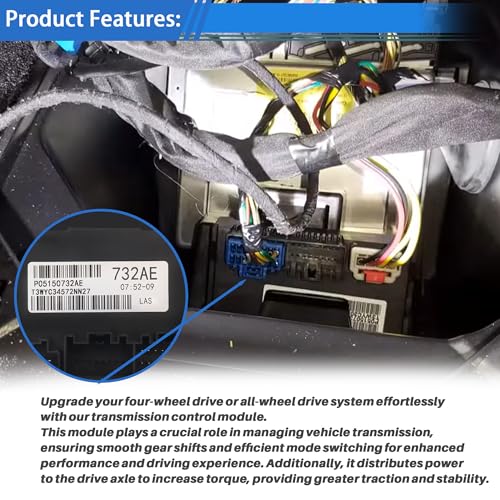 68395074AA Transfer Case Control Module Compatible with Dodge Durango/Grand Cherokee 2014 2015 with 2-Speed Replace 05150732AE 5150732AC 5150732AD 5150732AE