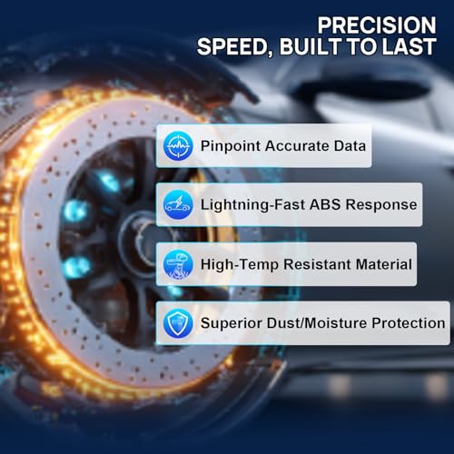 ABS Wheel Speed Sensor Front Left Right Fits for 2007 2008 2009 2010 2011 2012 2013 Nissan Altima, 2009-2014 Maxima, Driver/Passenger, Replace ALS1442 ABS1552 SU12644 5S11191 ‎47910JA000, 2Pcs