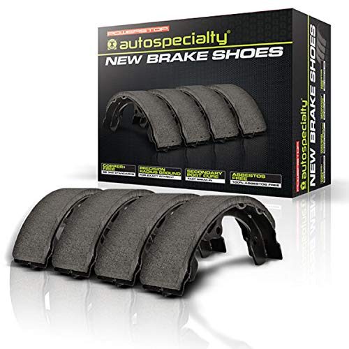 PowerStop Rear Parking Brake Shoes for Hyundai Accent 2013-22 |Elantra 2017-20 |Venue 2020-26 |Kia Rio 2018-23 - Brake Shoe Replacement, B1021L