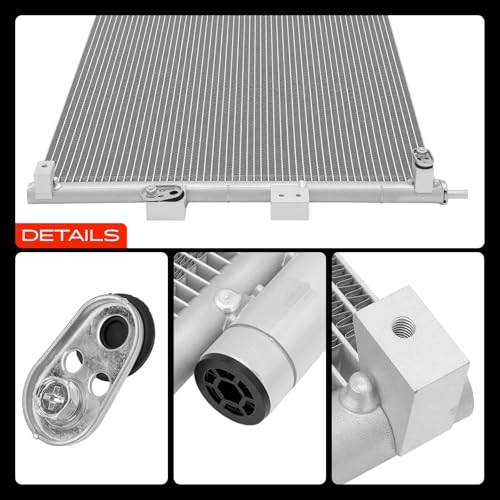 A-Premium Air Conditioning A/C Condenser Compatible with 2006-2011 Honda Civic & 2006-2011 Acura CSX, Sedan