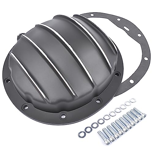 Aluminum Ring Gear DIff 10 Bolt Cast Differential Cover 8.5 & 8.6'' Replacement for Chevy Sierra Silverado 1500 Camaro