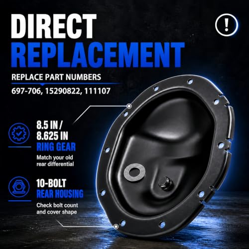 697-706 Rear Differential Cover with Gasket For Chevy GMC Cadillac Models