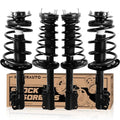 KUIPERAUTO 172307 172308 172309 172310 Front and Rear Complete Strut Assemblies Compatible for 2007 2008 2009 2010 2011 Toyota Camry Shock Absorbers w/Coil Spring(Set of 4)