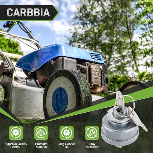 CARBBIA Ignition Switch with Key 158913 Compatible with Hustler Raptor