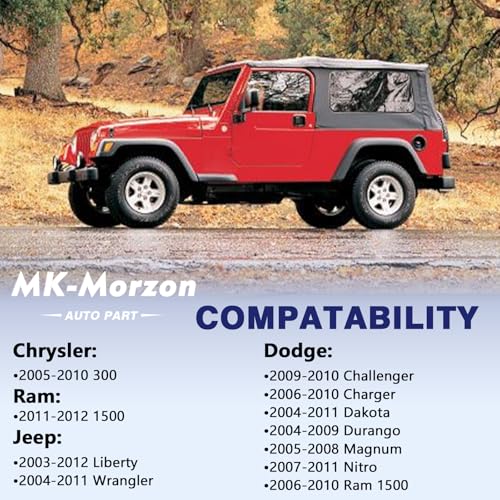 42RLE Transmission Filter Kit Compatible with Dodge Challenger Charger Dakota Magnum Ram 1500 J-eep Liberty Wrangler Chrysle 300 Replace# 68059549AA 58013