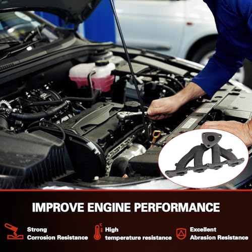 ZHRUIHAN Exhaust Manifold Kit Includes Required Gaskets and Hardware Compatible with captiva sport 2013-2015 2.4L, equinox 2013-2014 2.4L, terrain 2013-2014 2.4L, Reference OE: 674561 12633603